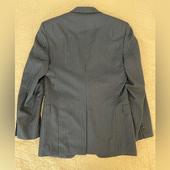 DANIEL CREMIEUX COLLECTION x Loro Piana Wool Suit in Heather Navy Size 42 L - Picture 6 of 14